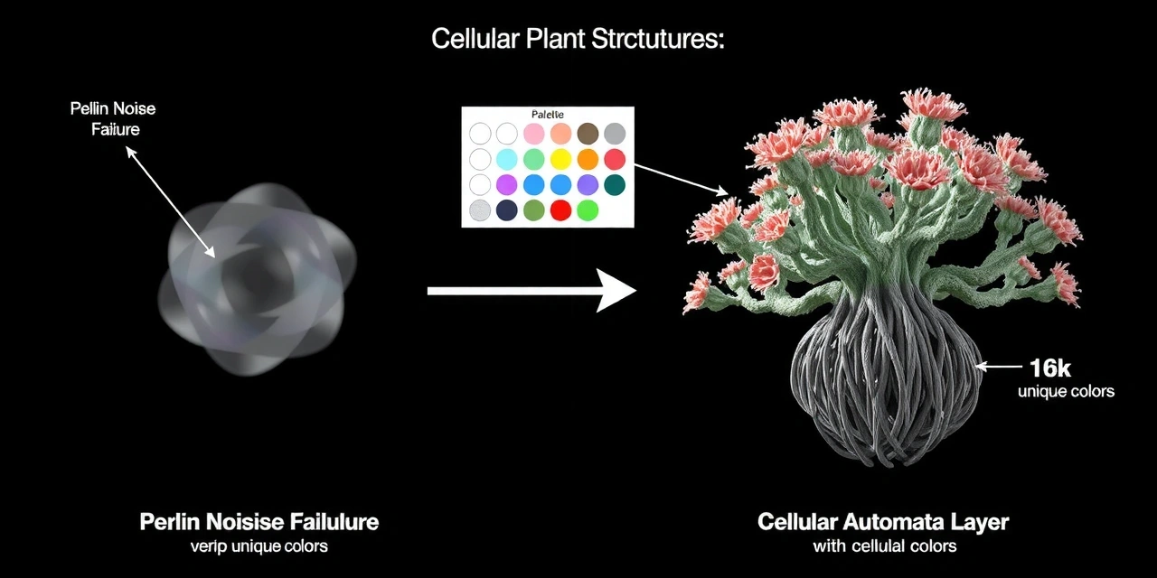Glitch Garden technical evolution